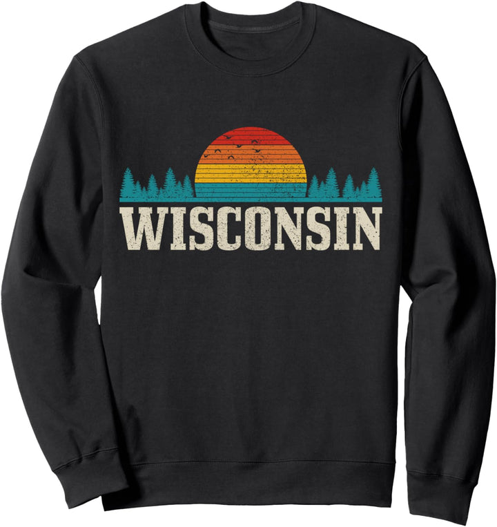 Wisconsin Vintage USA Amerika Souvenir Sweatshirt