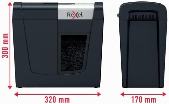 Rexel MC3 Whisper-Shred™ Aktenvernichter, Mikroschnitt, schreddert bis zu 3 Seiten, Sicherheitsstufe