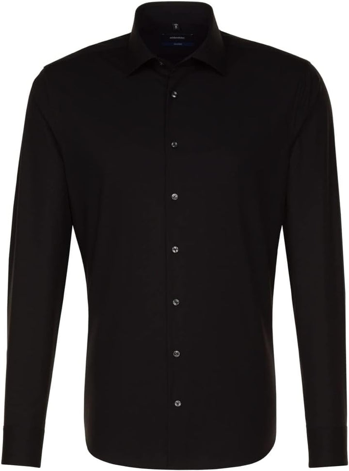 Seidensticker Herren Business-Hemd - Slim Fit - Bügelfrei - Kent-Kragen - Langarm - 100% Baumwolle 3