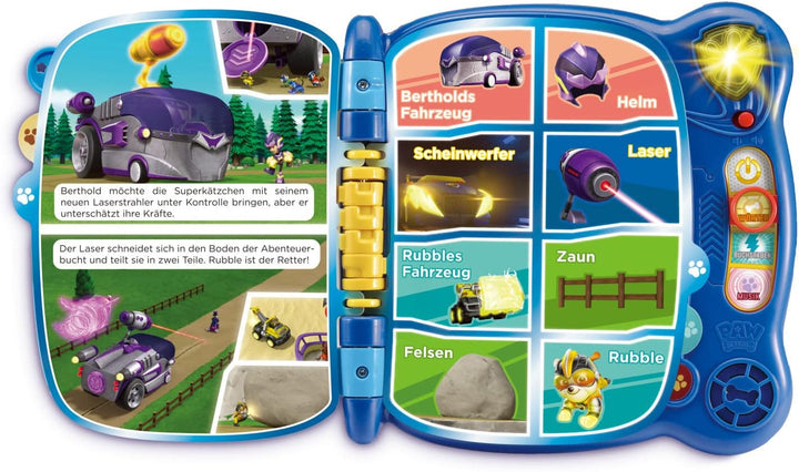 VTech 80-530704 Mighty Pups Lernbuch Paw Patrol Kleinkindspielzeug, Spielzeug, Lerninhalte: Lesen, W