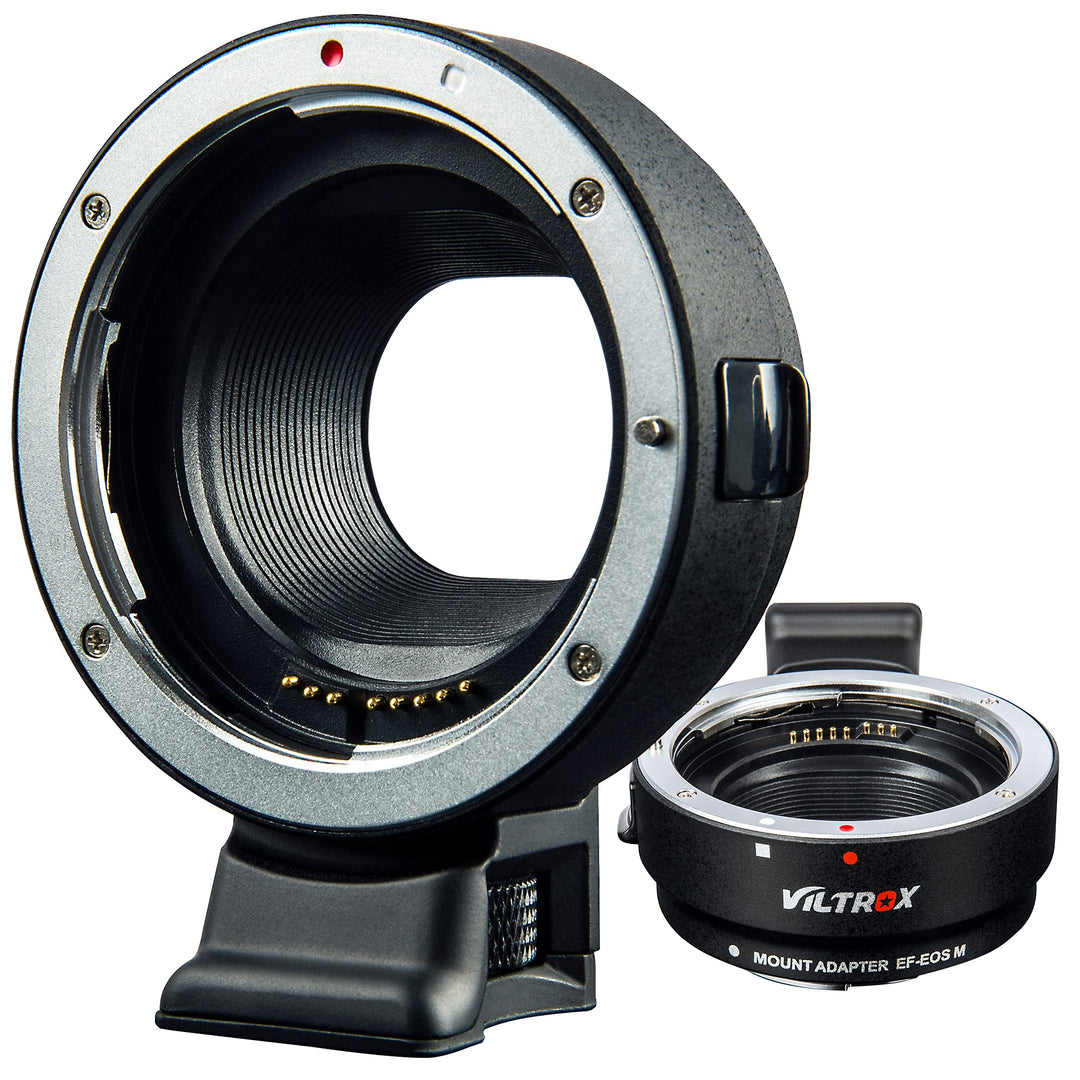 VILTROX EF-EOS M-Mount-Kamera-Adapter, Autofokus-Objektiv-Konverter Ring, EF-M Objektivadapter kompa