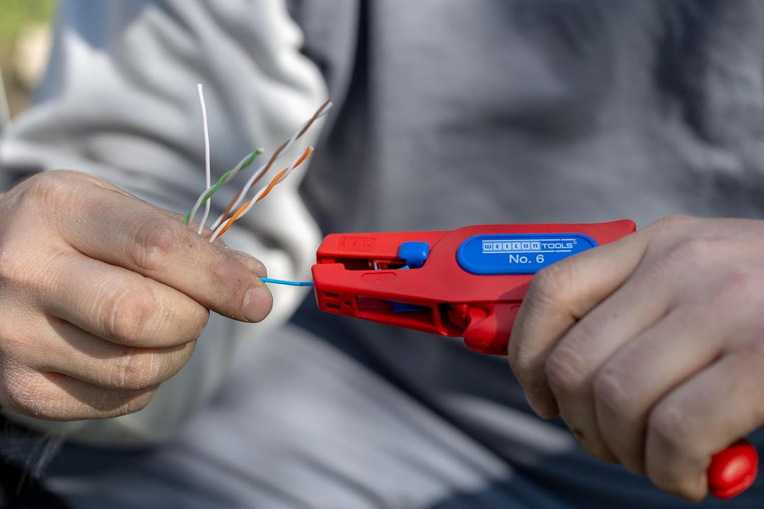 WEICON TOOLS Automatische Abisolierzange No.6 für 0,2-6mm² Kabel bis 1000 Volt 6er Set, 6er Set