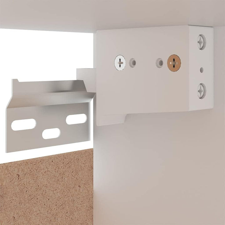 Hängeschrank Weiss 60x31x40 cm Holz Küchenschrank Vorratsschrank Schrank Klein Apothekerschrank Haus