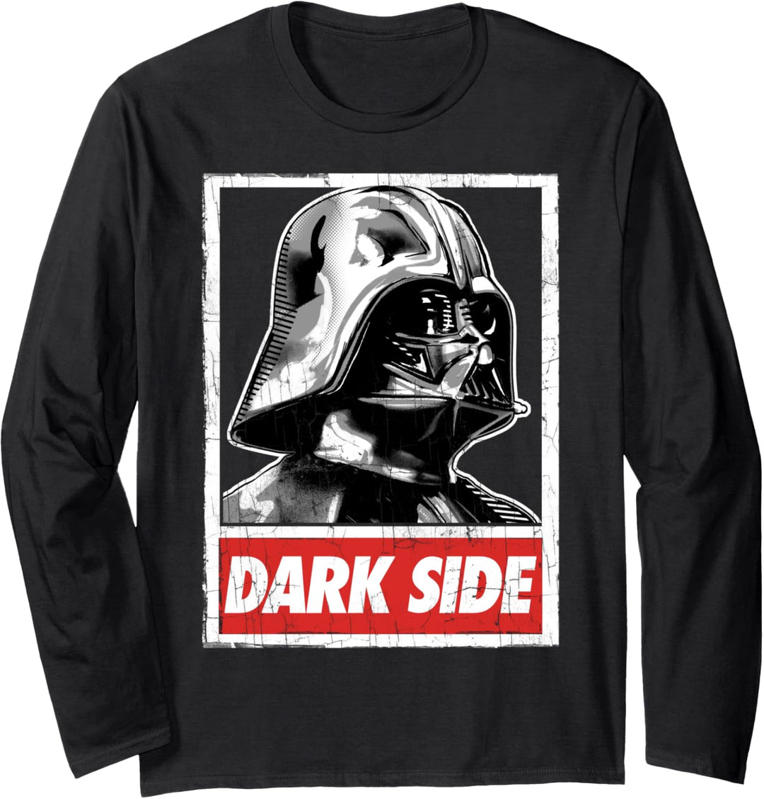 Star Wars Darth Vader Dark Side Side Portrait Langarmshirt