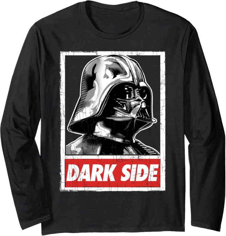Star Wars Darth Vader Dark Side Side Portrait Langarmshirt