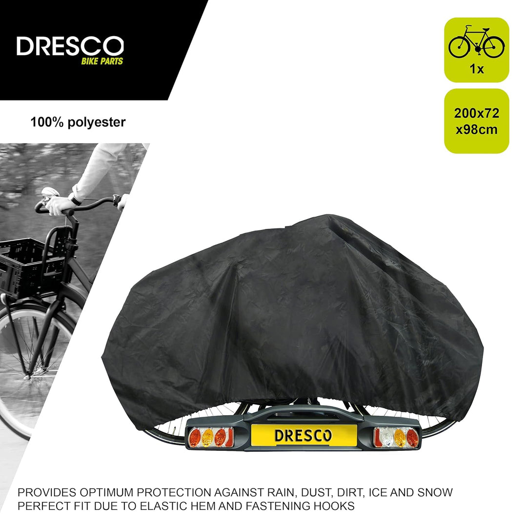 Dresco Fahrradabdeckplane für 1 Fahrrad 200 x 72 x 98 cm, 200 x 72 x 98 cm