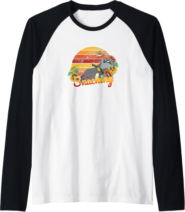 Disney Pocahontas Meeko Always Snacking Poster Raglan