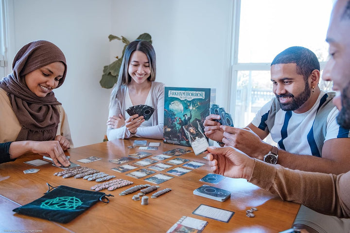 Fantasy Flight Games , Arkham Horror The Card Game , Card Game , Ages 14+ , 1 to 4 Players , 60 to 1