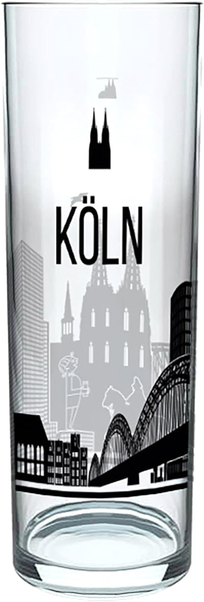 3forCologne Kölschglas | 6er Pack je 0,2ml | Kölsches Grundgesetz & Kölner Dom |Biergläser, Kölner-S