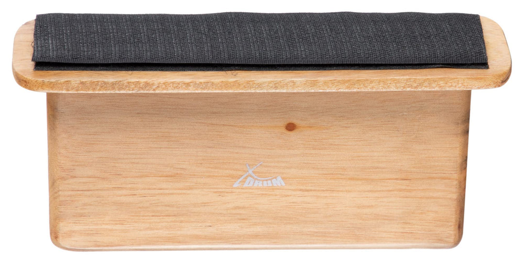 XDrum CAH-1 Cajon-Accessory Halterung - Montageplatte für Kleinpercussion - Wird an Cajon geklettet