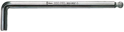Wera 950 PKL/9 SM N Winkelschlüsselsatz, metrisch, gestellverchromt, 9-teilig, 05022087001 Single, S
