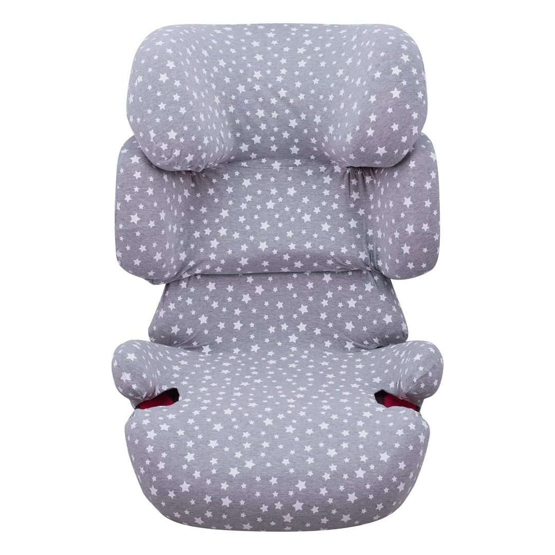 JYOKO Kids Bezug für Autositz Kompatibel mit Cybex Solution Fix (White Star), White Star