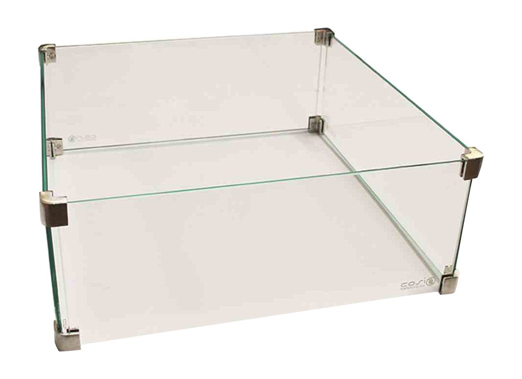 Cosi 18-504 Glasaufsatz Cosicube Zubehör zu Feuerstelle, Transparent