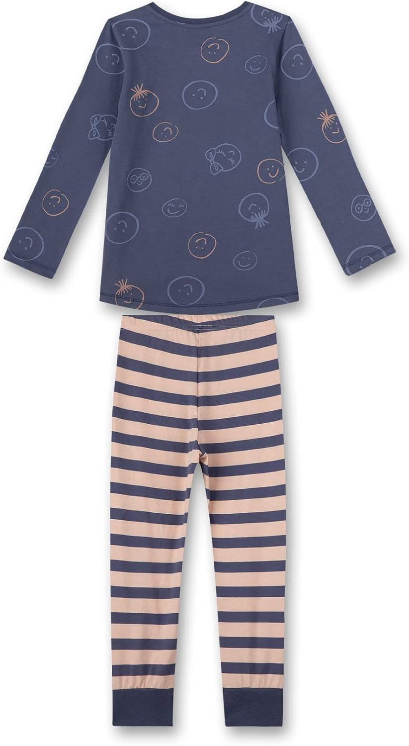 Sanetta Mädchen Pyjamaset, 140 Shadow
