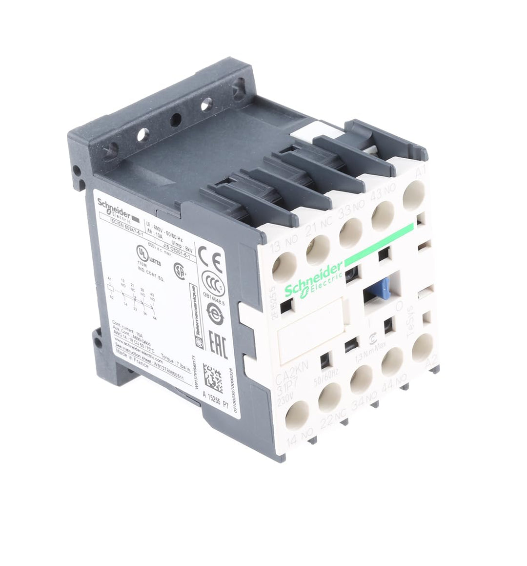 Schneider Electric | CA2KN31P7 - Hilfsschütz, 3S+1Ö, 230V 50/60Hz