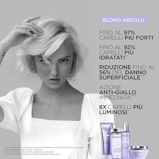 Kerastase Blond absolu Kit Bain lumiere 250ml Cicaflash 250ml Masque 200ml