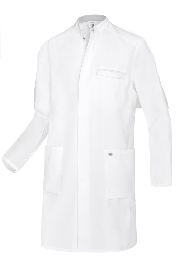 BP Med Coats 1747-684-21 Arztkittel für Herren - Langärmelig - 48% Baumwolle, 48% Polyester, 4% Elas
