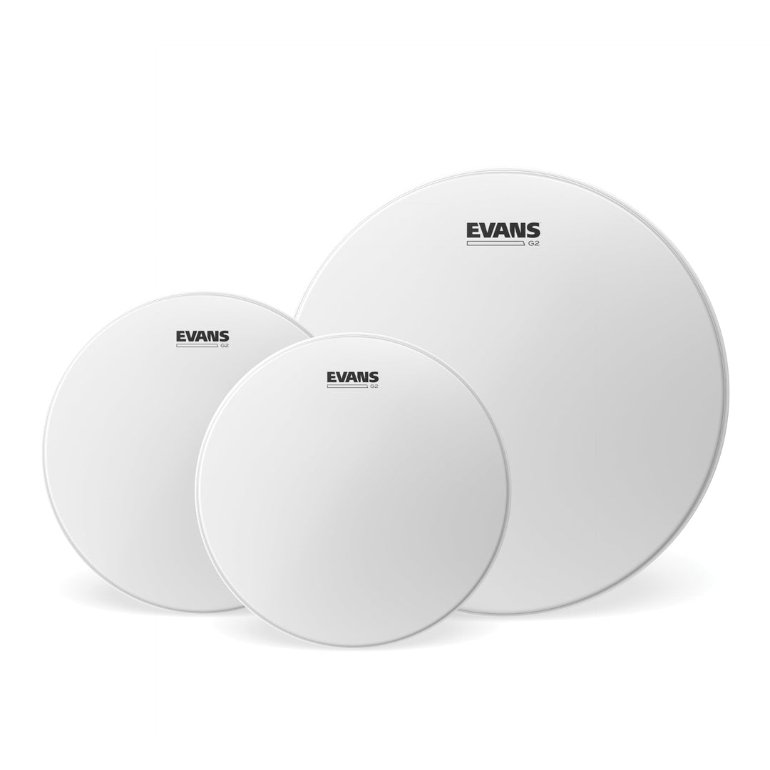 Evans ETP-G2CTD-F G2 (Coated) Fusion Tom Pack 25,4 cm (10 Zoll), 30,4 cm (12 Zoll), 35,5 cm (14 Zoll