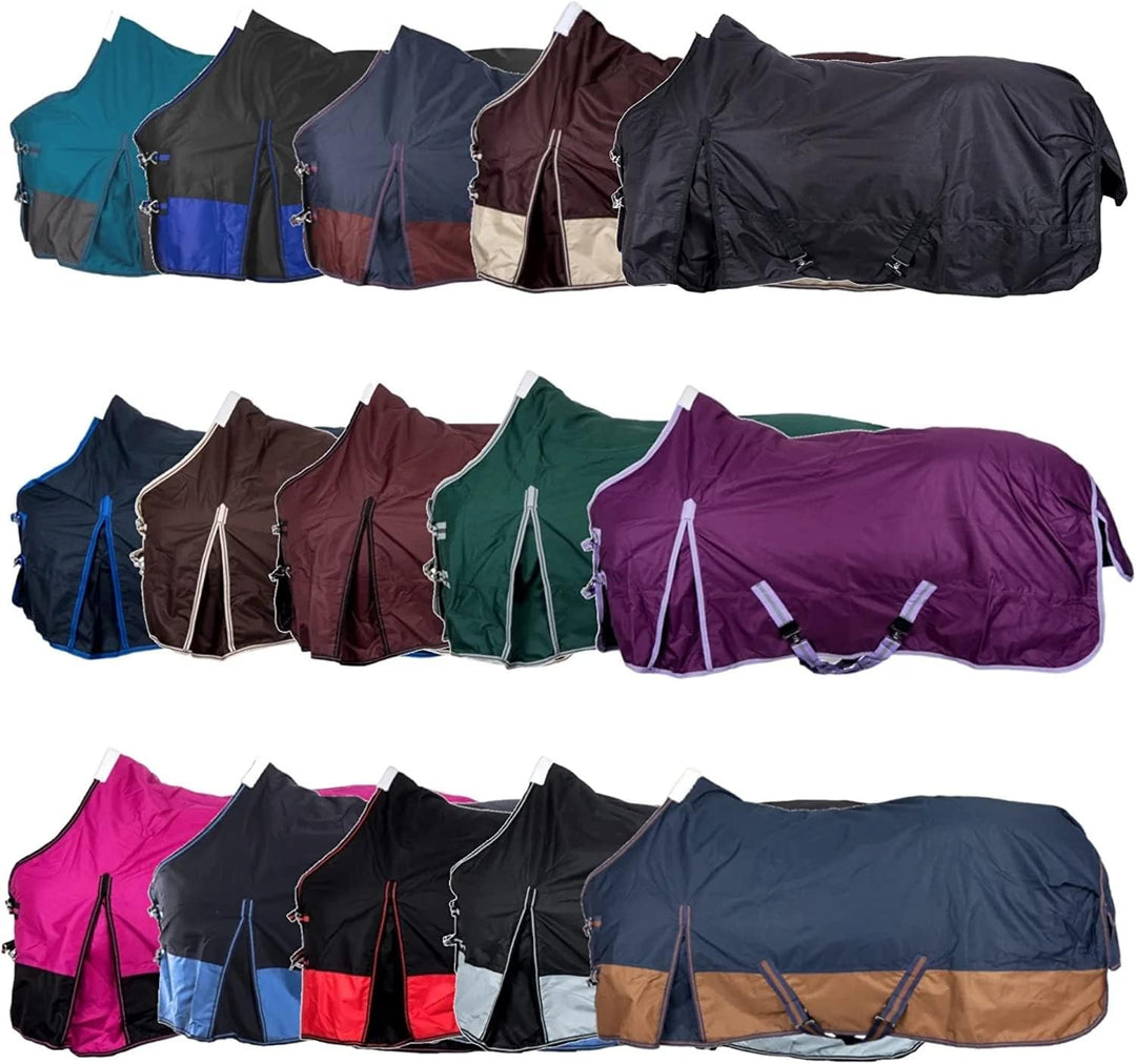 RL24 - Weidedecke Winterdecke 600D BASICLINE mit Nylonfutter, Polarfleecefutter oder Füllung in 100g