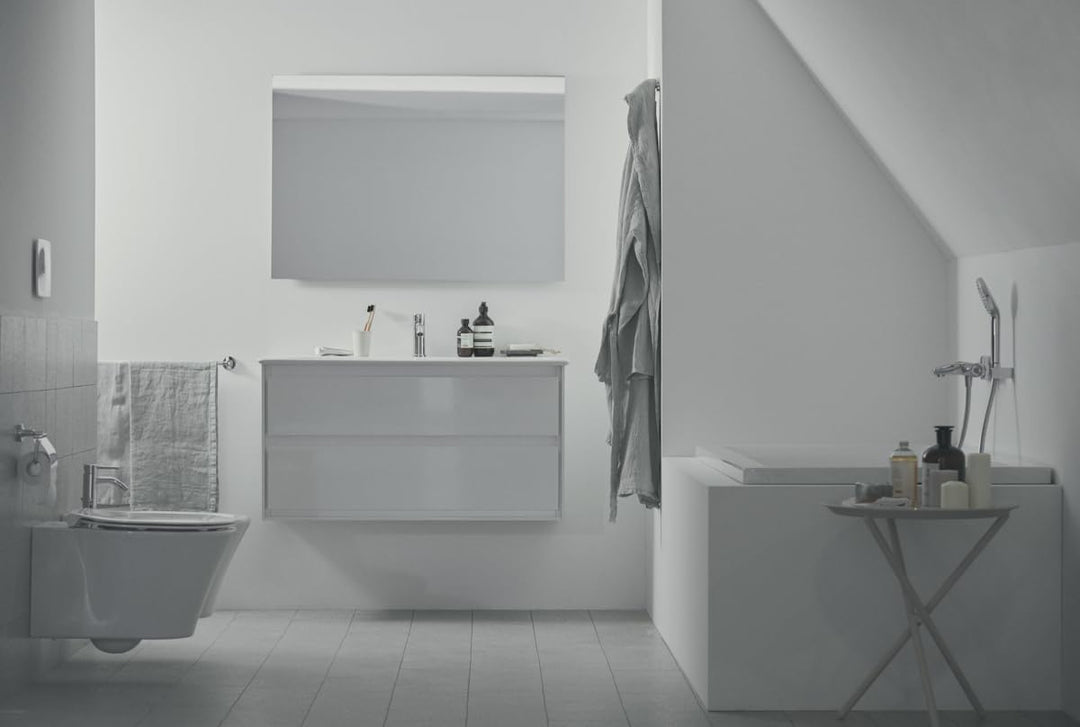 Ideal Standard BC197AA Ceraline Bidetarmatur mit Zugknopf-Ablaufgarnitur
