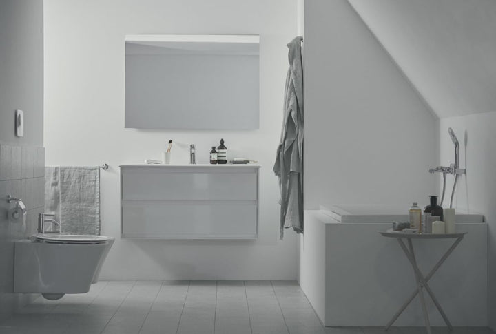 Ideal Standard BC197AA Ceraline Bidetarmatur mit Zugknopf-Ablaufgarnitur