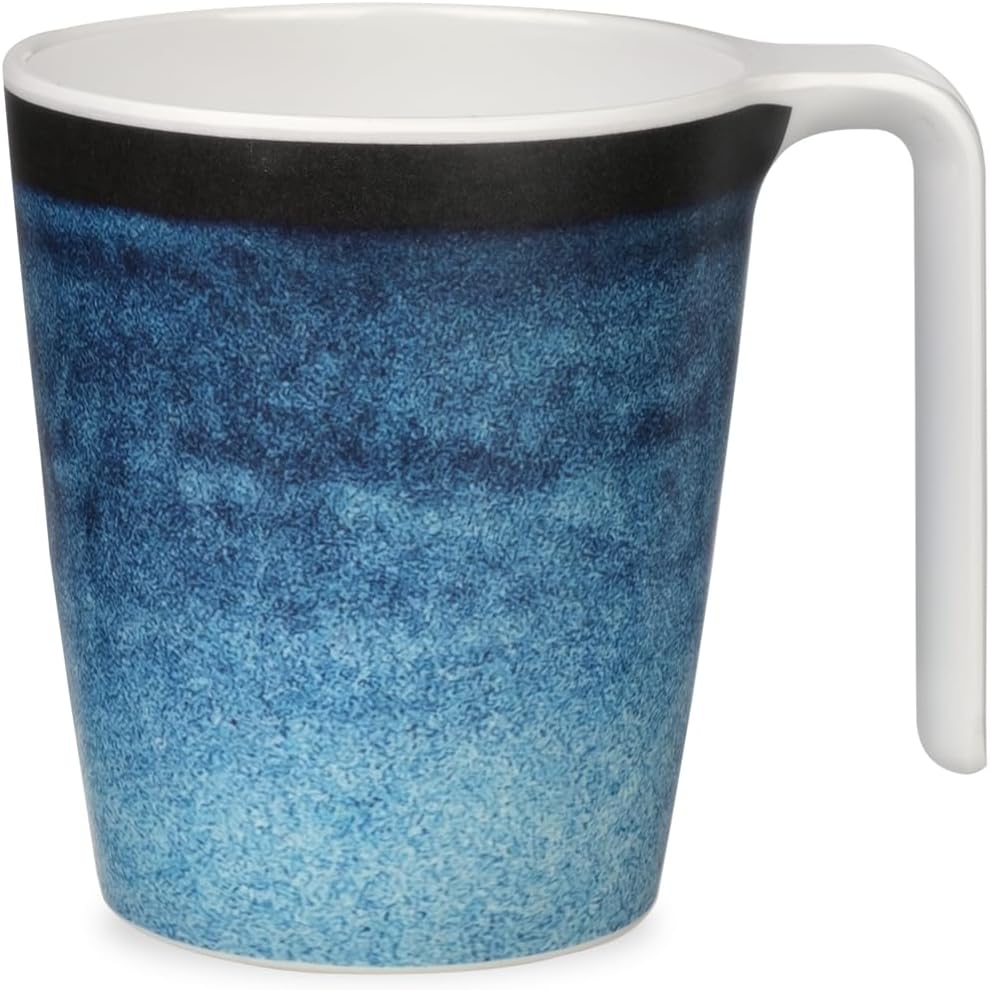 Moritz Camping Tafelgeschirr aus Melamin für 4 Personen 16-teilig | spülmaschinenfest | Picknick Ges