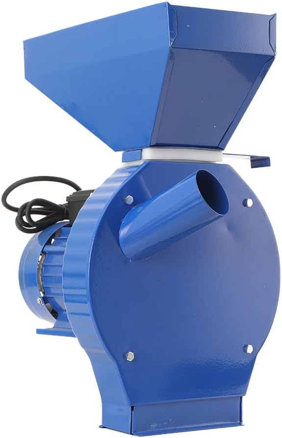 1100W Elektrisch Getreidemühle Kornquetsche, Durchsatzmenge 240 kg/h, Schrotmühle Zerkleinerer für G