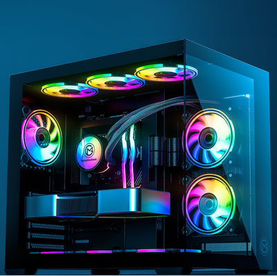 GameMachines Cube - Gaming PC - Intel Core i7 12700KF - NVIDIA GeForce RTX 4060 - Wasserkühlung - 10
