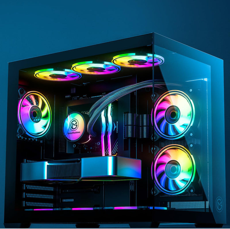 GameMachines Cube - Gaming PC - Intel Core i7 12700KF - NVIDIA GeForce RTX 4060 - Wasserkühlung - 10