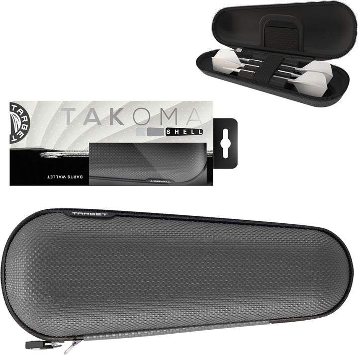 Target Japan Takoma Shell Wallet, Grau | Dart-Tasche, Dart-Aufbewahrungsbehälter, hält 3 vollständig
