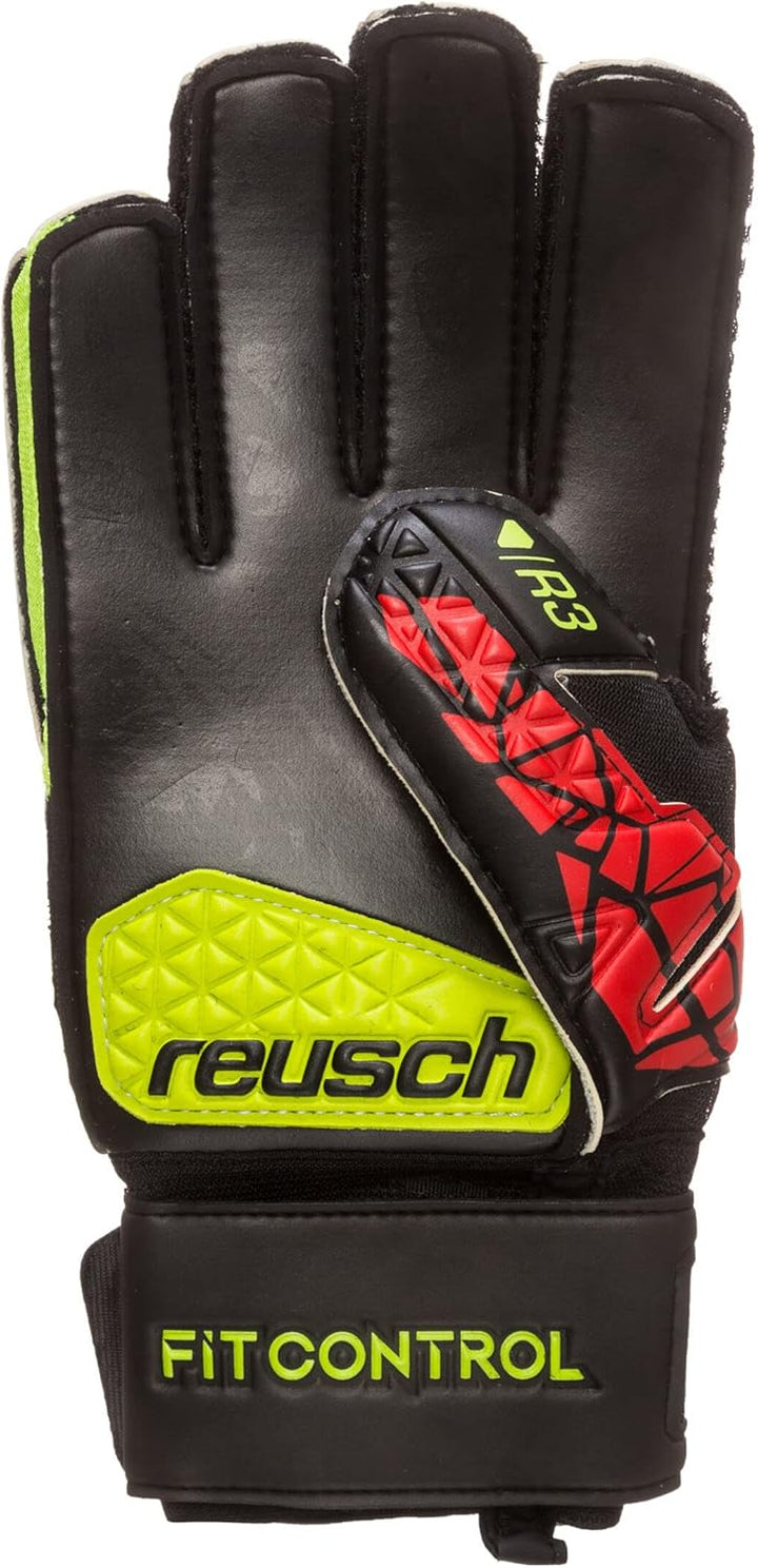 Reusch Herren Fit Control R3 Torwarthandschuhe 8 black/fire red, 9.5