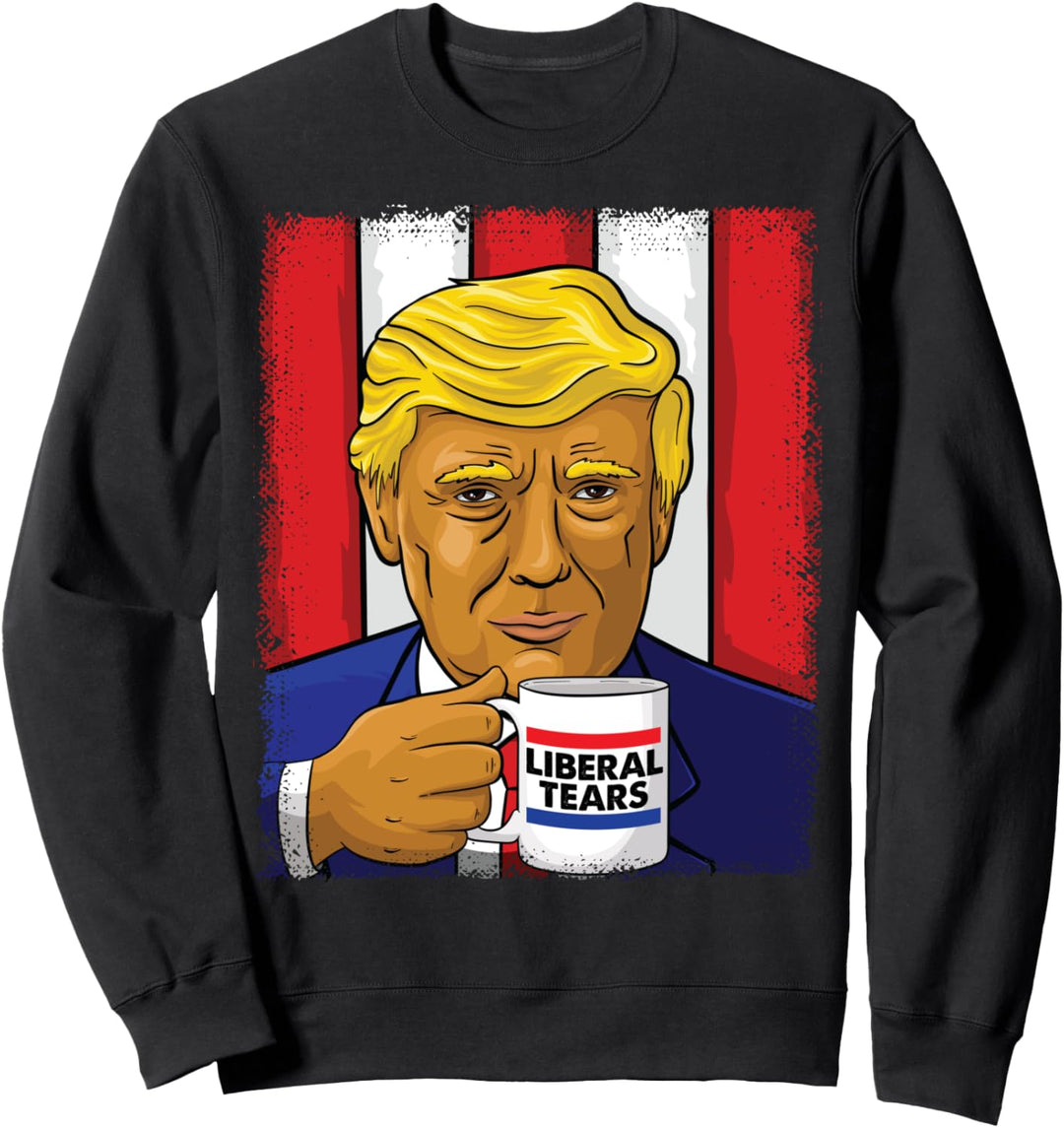 Funny Trump Gift Liberal Tears Donald Trump 2020 Sweatshirt