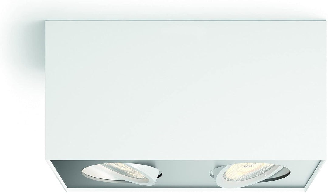 Philips myLiving LED Spot Box 2-flammig, 9W, weiss 2-flammig Weiss, 2-flammig Weiss