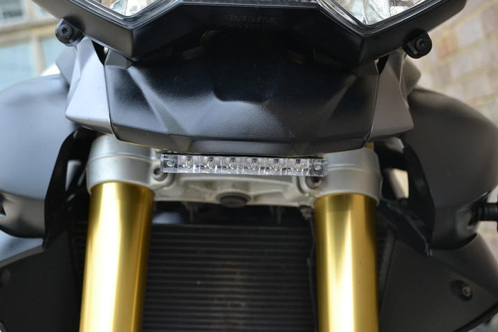 Alchemy Parts Motorrad-LED-Tagfahrlichtleiste | Markierungslicht | 12cm Länge, 6 LEDs | Ideal für Sp
