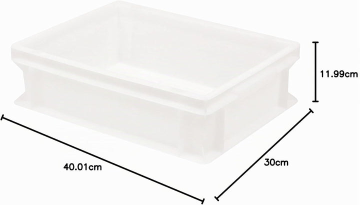 Pimotti Pizzaballenbox (1er Set ohne Deckel) mit 30 x 40 x 12 cm, Kunststoffbehälter für Pizzateig,