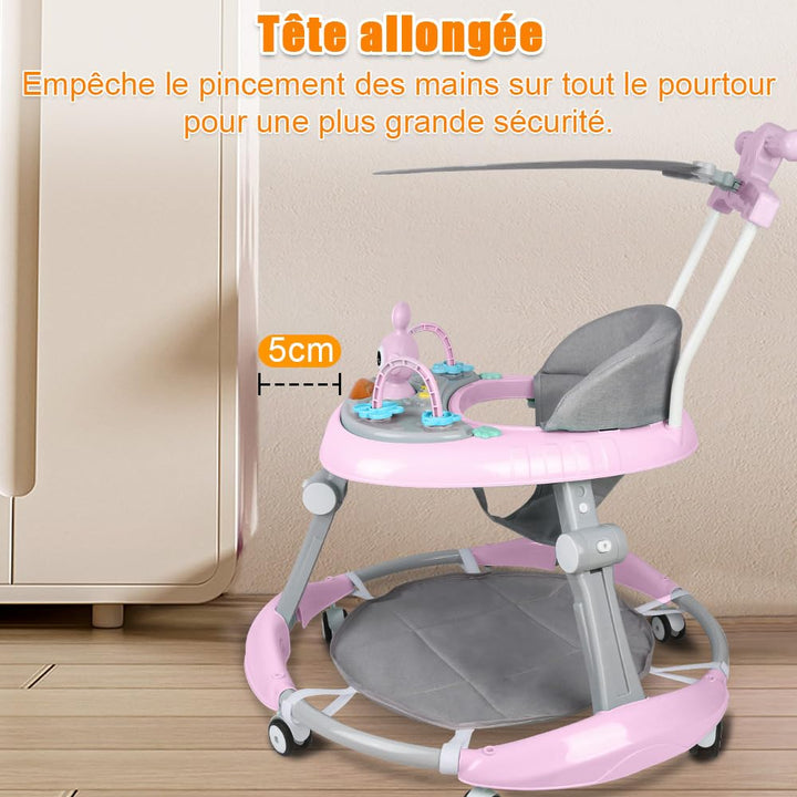 OHMG 3-in-1 Lauflernhilfe für Babys, mitwachsend, Mädchen & Jungen, Lauflernhilfe für Babys, mit Uni