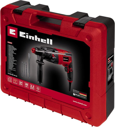 Einhell Bohrhammer TC-RH 620 4F Kit (620 W, pneumatisches Schlagwerk, 2,2 J Schlagstärke, Hammerbohr