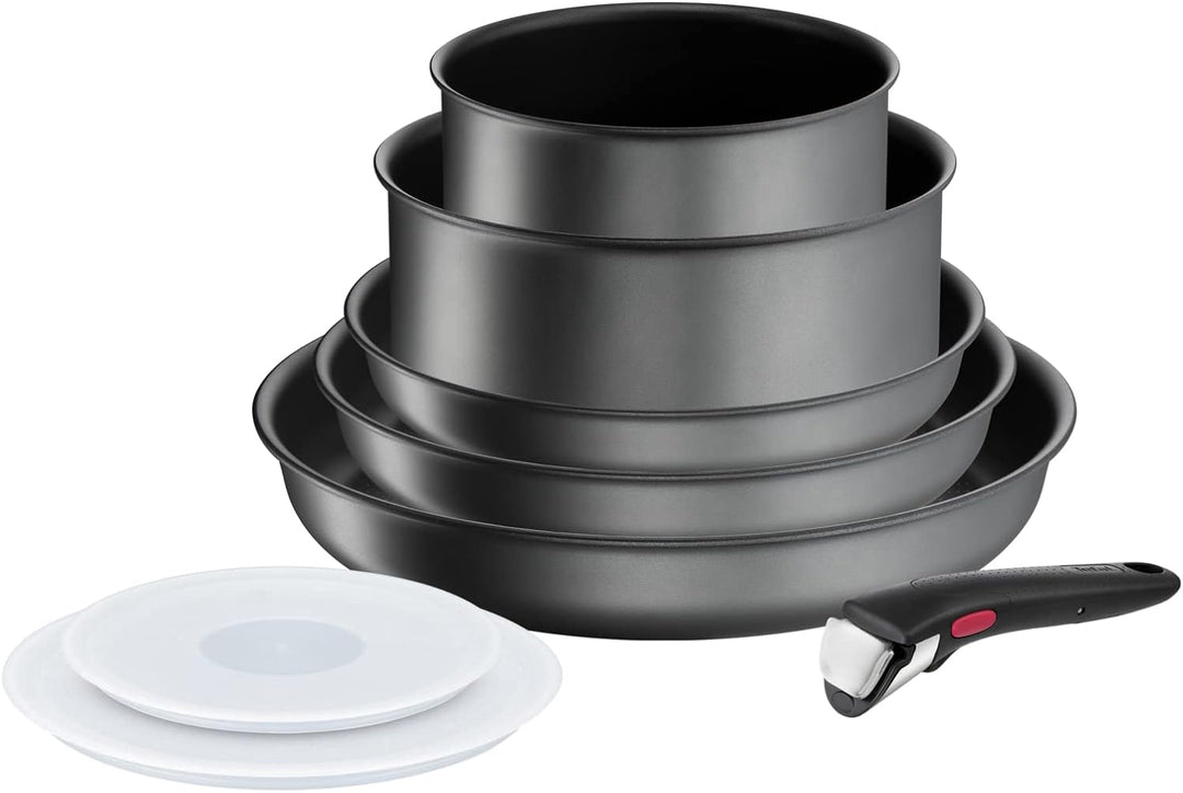 Tefal Ingenio Daily Chef ON Töpfe & Pfannen Set, 8-teilig, stapelbar, abnehmbarer Griff, platzsparen