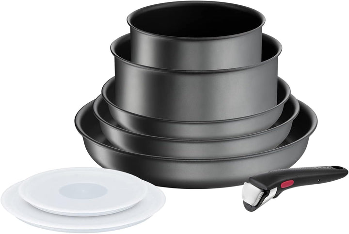 Tefal Ingenio Daily Chef ON Töpfe & Pfannen Set, 8-teilig, stapelbar, abnehmbarer Griff, platzsparen