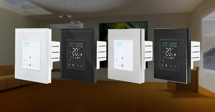 Luxus-Time WiFi Raumthermostat Heizungsthermostat Rahmen EXT. Sensor Thermostat Fussbodenheizung pro