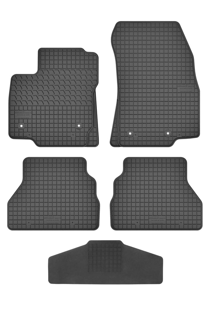 Fussmatten Vorne, Hinten + Tunnel Matte 5er Set für Ford B-MAX 2012-2017 Gummi Gummimatten Vorne, Hi