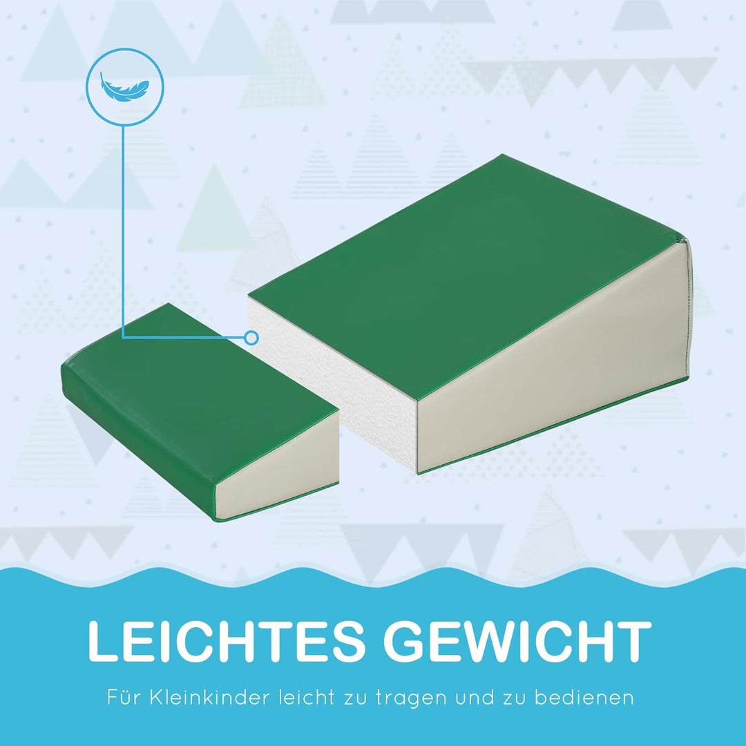 HOMCOM 5 TLG. Schaumstoff Bausteine Kinder Softbausteine Klettern Bauklötze Weiche Schaumstoffbauste
