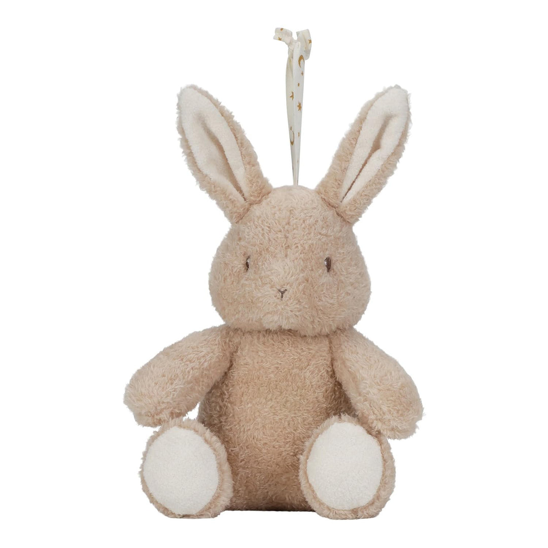Little Dutch 8441 Kuscheltier mit Licht und Geräuschen Hase - Baby Bunny - Newborn Naturals beige