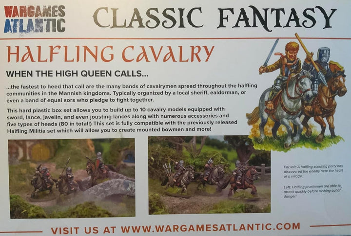 Wargames Atlantic Classic Fantasy: Halfling Cavalry