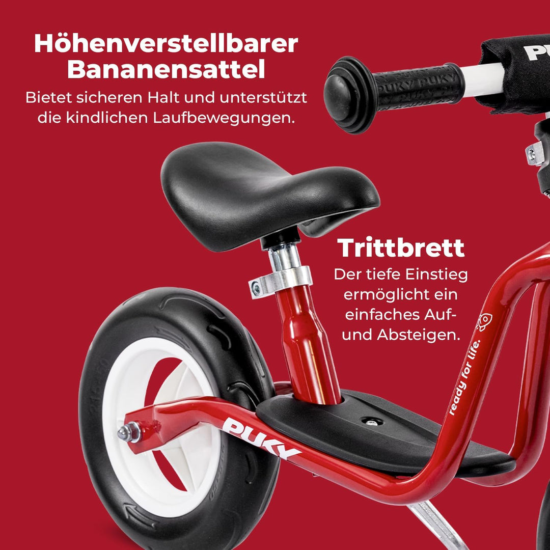 PUKY LR M | Laufrad ab 2 Jahre | sicheres, stylisches Laufrad | Lenker &amp; Sattel höhenverstellbar | m