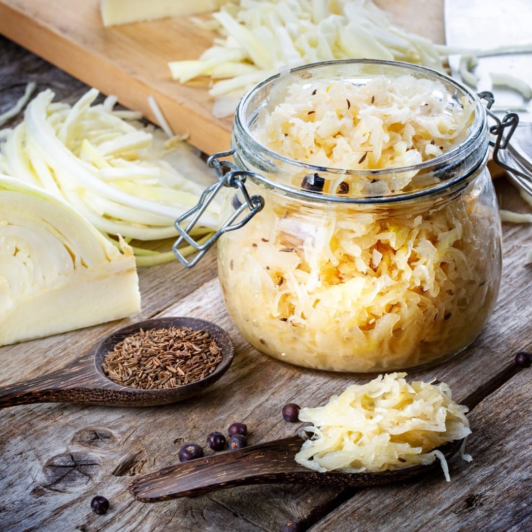 2x HOFMEISTER® Krauthobel, 55 cm, sicheres Schneiden von Krautköpfen & Gemüse dank beweglichem Schli