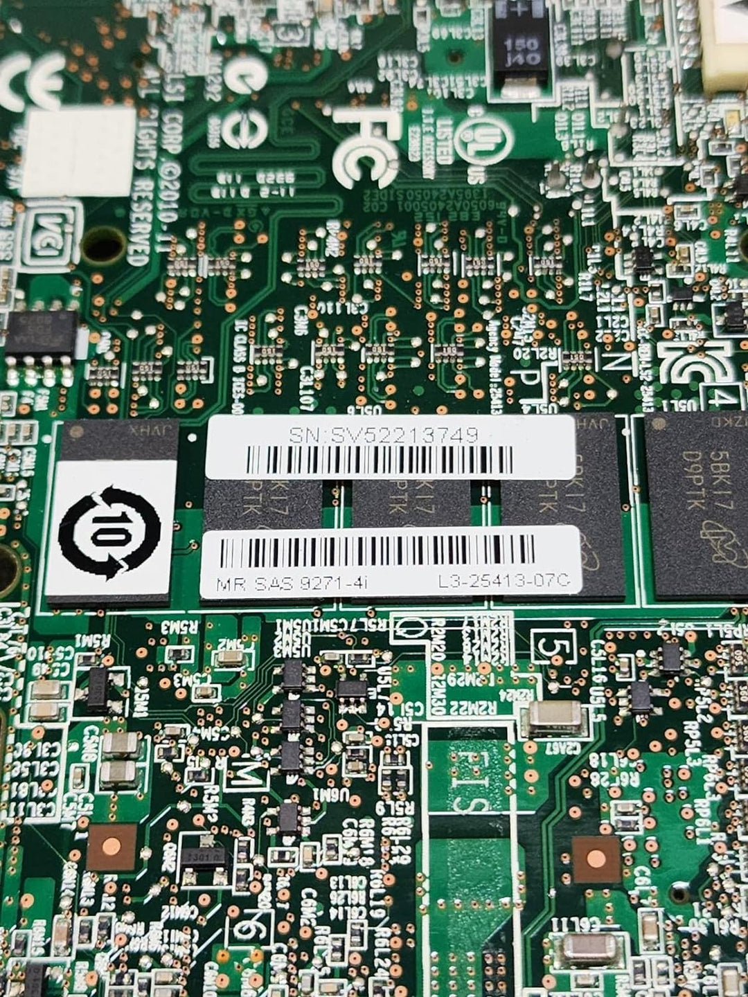 LSI LOGIC LSI00328 RAID Controller (4X SAS/SATA, 1GB SDRAM, 800MHz, PCI-e 3.0)
