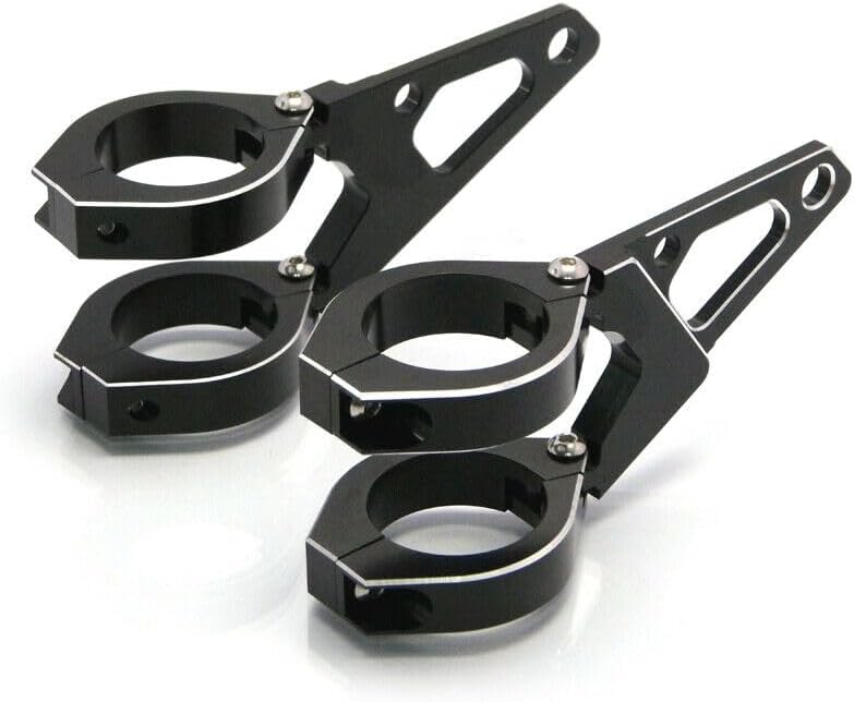 Alchemy Parts Motorrad Scheinwerfer-Halter mit Kurzen Arme Für Massgefertigt Projekt Motorrad - Schw