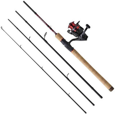 Abu Garcia Diplomat V2 Travel Combo, Rute und Rolle Combo perfekt für Reisen, Spinning, Köderangeln,