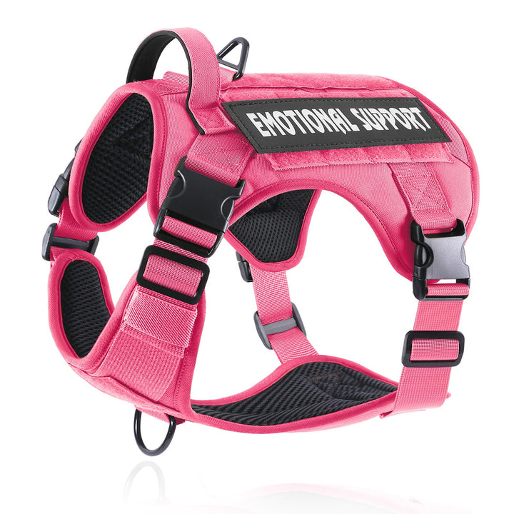 Demigreat Taktisches Anti-Zug-Hundegeschirr Klein Mittel Gross Hund L Rosa, L Rosa